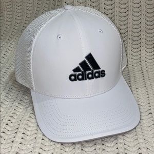 Adidas golf baseball hat white